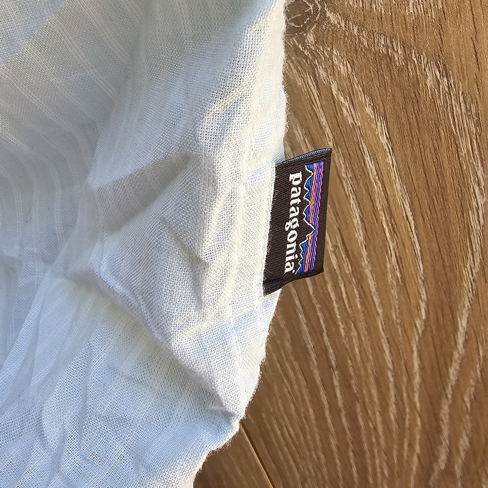 Patagonia Organic Cotton Shirt - Light Blue XXL Button Up Short Sleeve - Picture 2 of 4